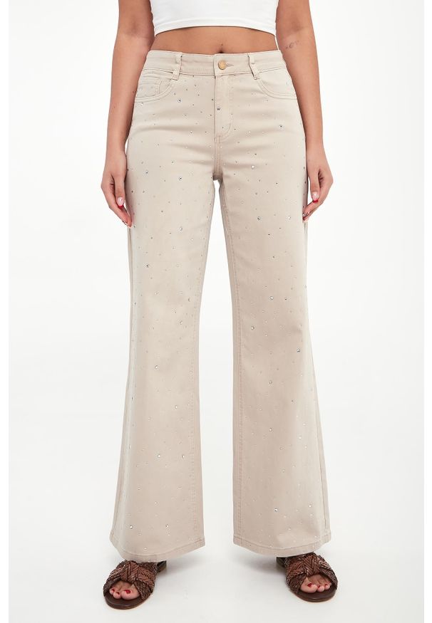 Joseph Ribkoff - Spodnie jeansowe z kryształkami JOSEPH RIBKOFF JEANS