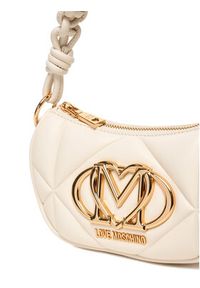 Love Moschino - LOVE MOSCHINO Torebka JC4189PP0NLC0110 Écru. Kolor: kremowy. Materiał: skórzane #2
