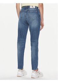 Calvin Klein Jeans Jeansy J20J222151 Niebieski Mom Fit. Kolor: niebieski