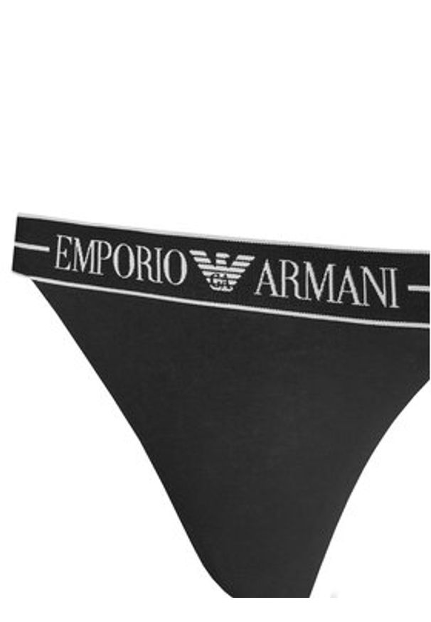 Emporio Armani Underwear Komplet stringów EW000405 AF10881 MC005 Czarny. Kolor: czarny. Materiał: bawełna