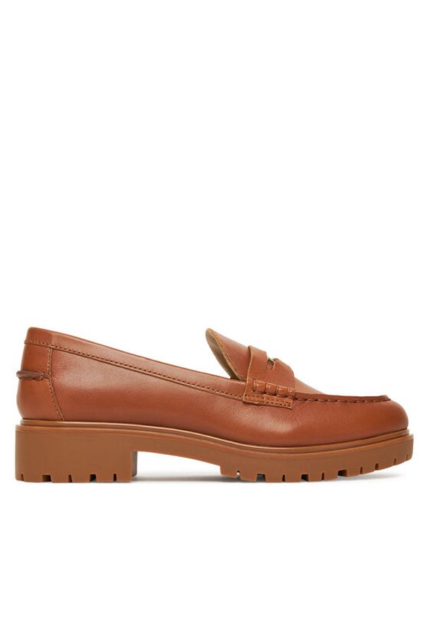 Lauren Ralph Lauren - LAUREN RALPH LAUREN Mokasyny Marli 802967752002 Brązowy. Kolor: brązowy. Materiał: skóra