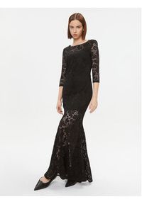 Rinascimento Sukienka wieczorowa CFC0115558003 Czarny Regular Fit. Kolor: czarny. Materiał: syntetyk. Styl: wizytowy