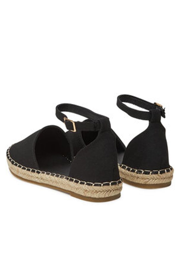 DeeZee Espadryle E8265-6 Czarny. Kolor: czarny. Materiał: materiał