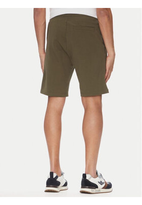Aeronautica Militare Szorty sportowe 251BF017F459 Khaki Regular Fit. Kolor: brązowy. Materiał: bawełna. Styl: sportowy
