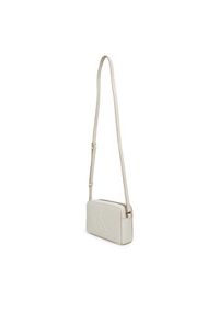 Calvin Klein Jeans Torebka Sculpted Ew Camera Bag LV04K3036G Biały. Kolor: biały. Materiał: skórzane