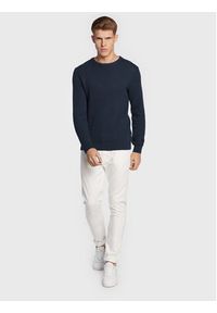 !SOLID - Solid Sweter 21107143 Granatowy Regular Fit. Kolor: niebieski. Materiał: bawełna #4