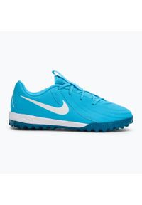 Buty piłkarskie dziecięce Nike Phantom GX II Academy TF. Kolor: niebieski. Sport: piłka nożna