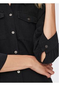only - ONLY Sukienka jeansowa Felica 15227104 Czarny Regular Fit. Kolor: czarny. Materiał: jeans, bawełna