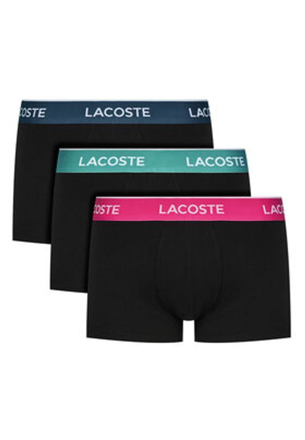 Lacoste Komplet 3 par bokserek 5H1297 Kolorowy. Materiał: bawełna. Wzór: kolorowy