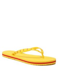 TOMMY HILFIGER - Tommy Hilfiger Japonki Essential Beach Sandal FW0FW07141 Żółty. Kolor: żółty #4