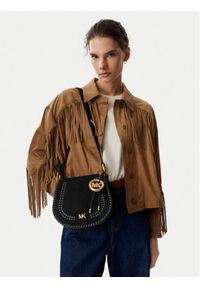 MICHAEL Michael Kors Torebka 30S6AQ5M6O Czarny. Kolor: czarny. Materiał: skórzane, zamszowe #1