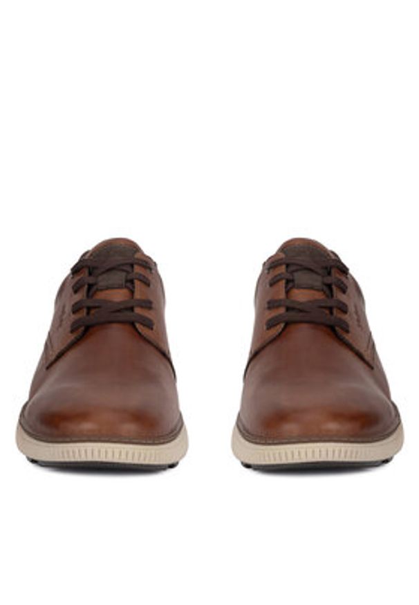 Rieker Półbuty B3313-24 Brązowy. Kolor: brązowy. Materiał: skóra