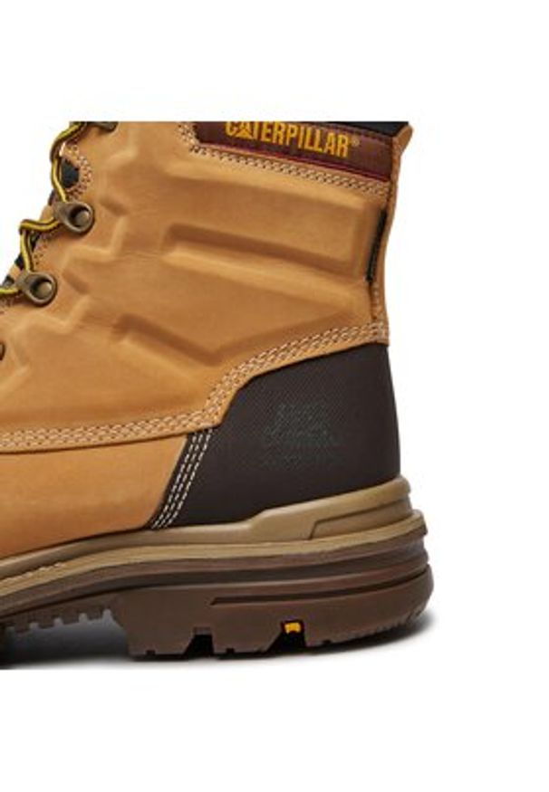 CATerpillar Trapery Premier 8" WP TX P720148 Brązowy. Kolor: brązowy. Materiał: skóra