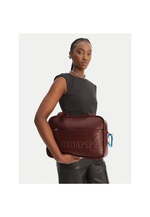Torebka Patrizia Pepe. Kolor: brązowy