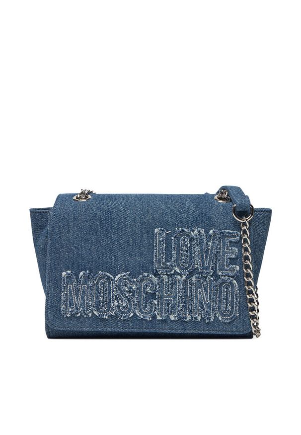 Love Moschino - Torebka LOVE MOSCHINO. Kolor: niebieski