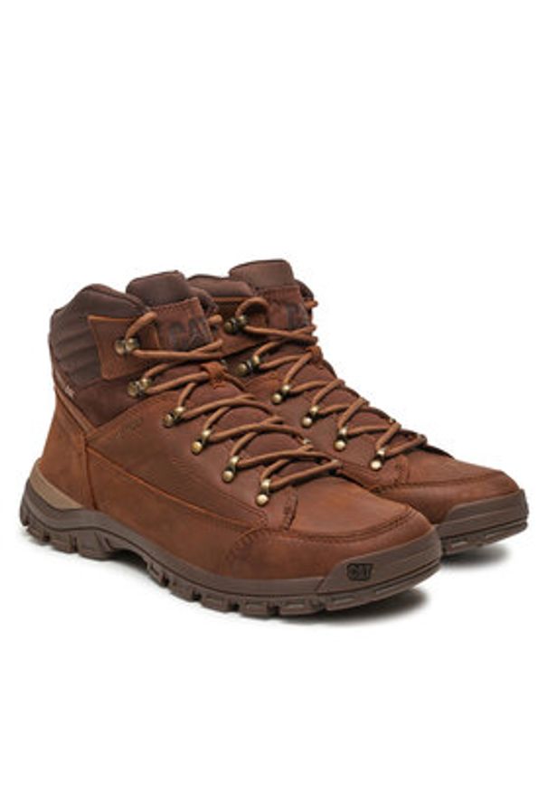 CATerpillar Trekkingi Threshold Hiker Wp P725960 Brązowy. Kolor: brązowy. Materiał: skóra. Sport: turystyka piesza