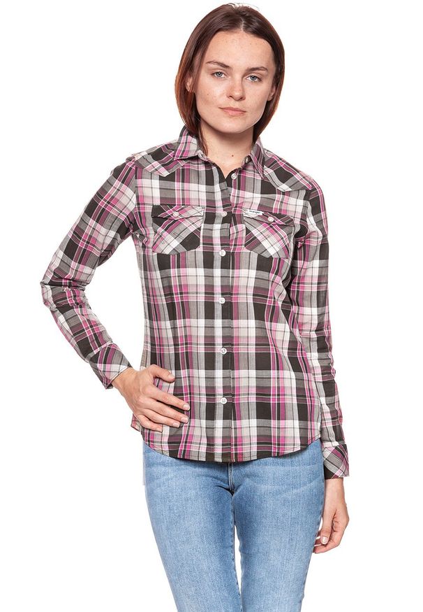 Wrangler - KOSZULA WRANGLER CHECK SHIRT ROSIN GREEN W5240LUWY 112129352