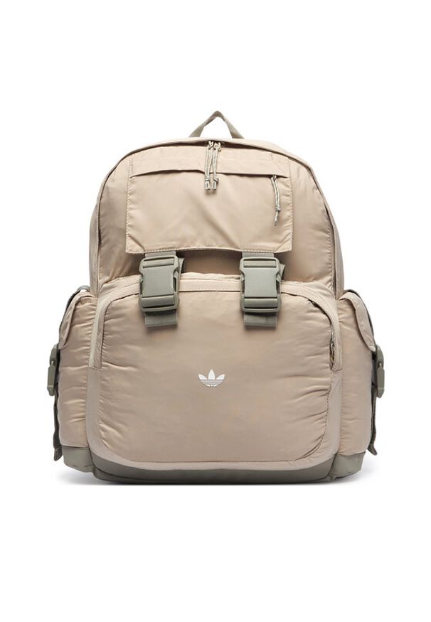 Adidas - adidas Plecak Backpack KQ6369 Beżowy. Kolor: beżowy. Materiał: materiał