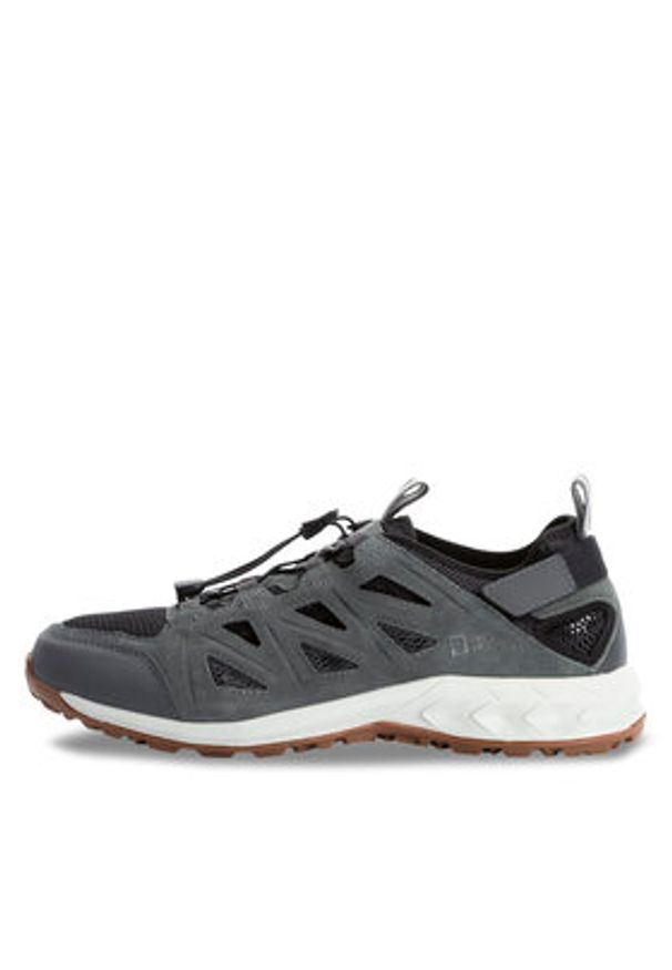 Jack Wolfskin Trekkingi Woodland 2 Hybrid Low 4051301 Szary. Kolor: szary. Materiał: skóra. Sport: turystyka piesza