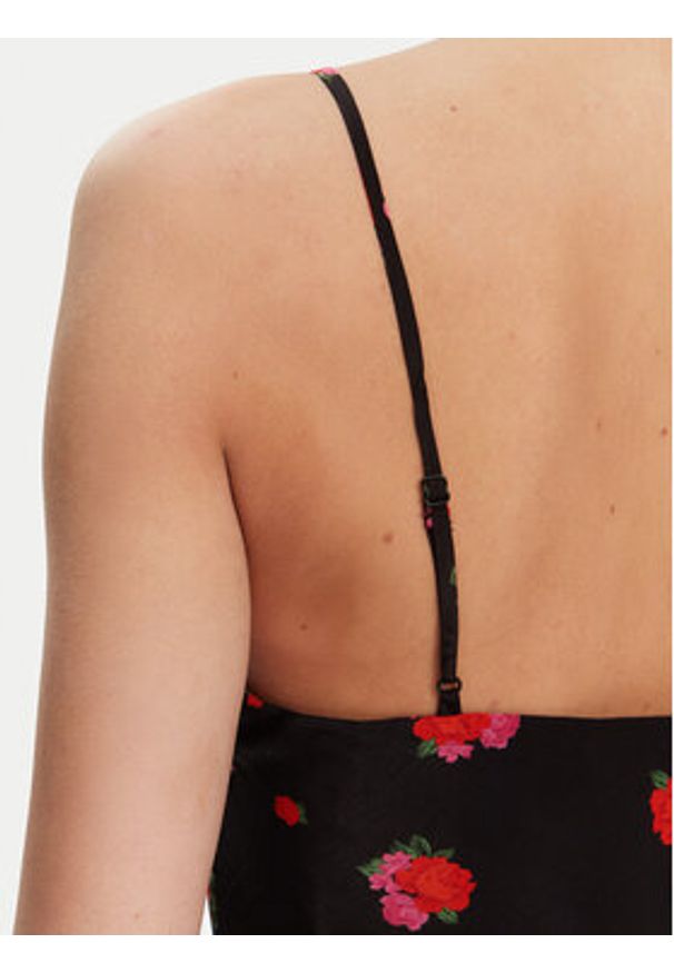 BARDOT Top 59752TB2 Czarny Slim Fit. Kolor: czarny. Materiał: wiskoza