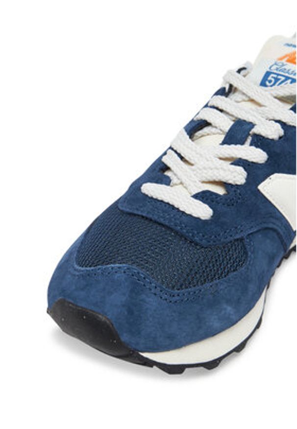 New Balance Sneakersy U574VPN Granatowy. Kolor: niebieski. Materiał: zamsz, skóra. Model: New Balance 574