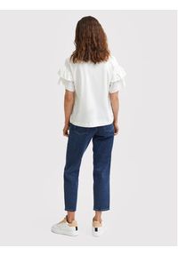 Selected Femme T-Shirt Rylie 16079837 Biały Regular Fit. Kolor: biały. Materiał: bawełna #3