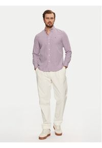 TOMMY HILFIGER - Tommy Hilfiger Koszula Classic MW0MW37549 Czerwony Regular Fit. Kolor: czerwony. Materiał: bawełna
