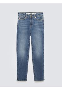 Big-Star - Jeansy damskie z krótką nogawką niebieskie Adela Cropped 296. Okazja: na co dzień. Kolor: niebieski. Długość: krótkie. Styl: casual, klasyczny #1