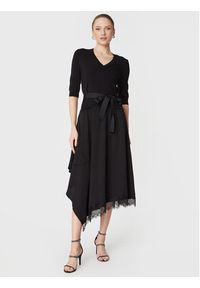TwinSet - TWINSET Sukienka dzianinowa 231TP3251 Czarny Regular Fit. Kolor: czarny. Materiał: dzianina, syntetyk #4