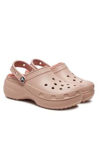 Crocs Klapki Classic Platform Lined Clog W 207938 Różowy. Kolor: różowy. Obcas: na platformie #3