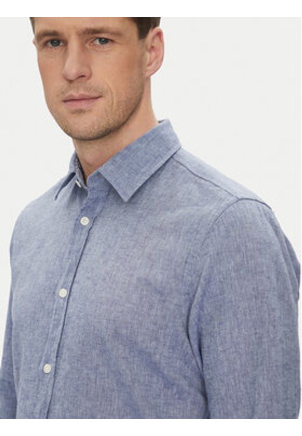 JOOP! Jeans Koszula 15 JJSH-92Hanson2K-W 30045977 Granatowy Regular Fit. Kolor: niebieski. Materiał: bawełna