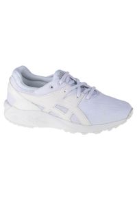 Buty sportowe Sneakersy dziewczęce, Asics Gel-Kayano Trainer Evo PS. Kolor: biały. Model: Asics Gel Kayano. Sport: turystyka piesza #1