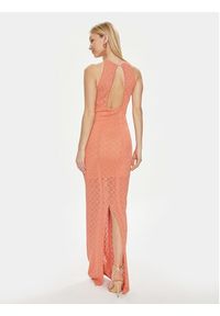 Guess Sukienka wieczorowa Belle W4GK80 Z36O0 Pomarańczowy Slim Fit. Kolor: pomarańczowy. Materiał: syntetyk. Styl: wizytowy #4