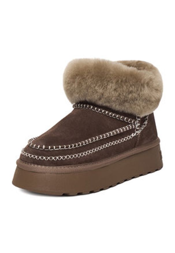 Badura Śniegowce C-IZI-TS6294-01 Brązowy. Kolor: brązowy. Materiał: zamsz, skóra