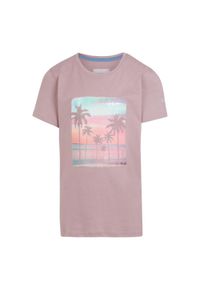 Regatta - T-shirt Dziecięca Plaża Bosley VII Happy Days Of Summer. Kolor: fioletowy
