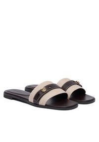 Tory Burch Klapki Romy Slide 183307 Brązowy. Kolor: brązowy. Materiał: skóra #6