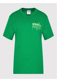 Diadora T-Shirt Unisex Manifesto 502.178208 Zielony Loose Fit. Kolor: zielony. Materiał: bawełna #8