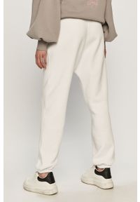 Dash My Buttons - Spodnie Hard Candy. Kolor: biały. Materiał: bawełna, poliester, dzianina. Wzór: gładki #2