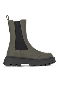 Juicy Couture Sztyblety HY58105-1 Khaki. Kolor: brązowy. Materiał: materiał
