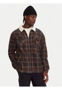 Quiksilver Kurtka przejściowa EQYPF03080 Brązowy Regular Fit. Kolor: brązowy. Materiał: bawełna