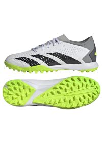 Adidas - Buty adidas Predator Accuracy.3 L Tf M GZ0003 białe białe. Kolor: biały. Materiał: materiał #1