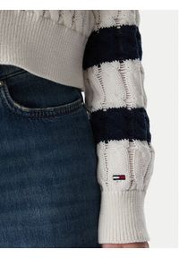 Tommy Jeans Sweter DW0DW22926 Granatowy Loose Fit. Kolor: niebieski. Materiał: bawełna #3