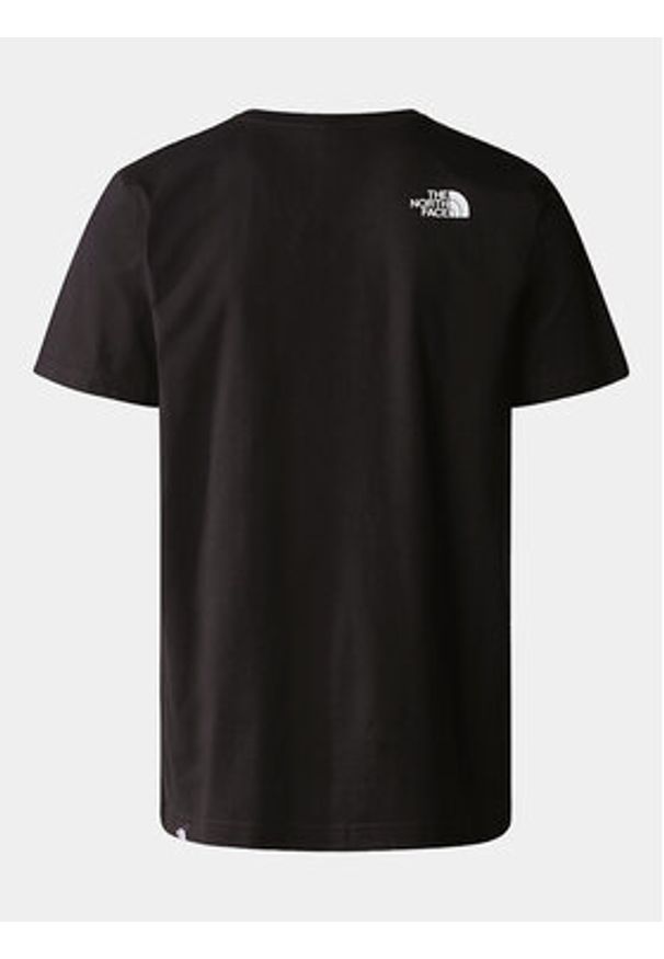 The North Face T-Shirt Simple Dome NF0A87NG Czarny Regular Fit. Kolor: czarny. Materiał: bawełna