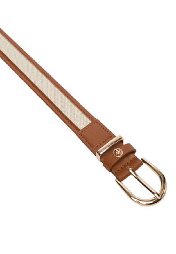 Beverly Hills Polo Club Pasek CEO-BHPC-W2-002-SS26 Beżowy. Kolor: beżowy. Materiał: materiał