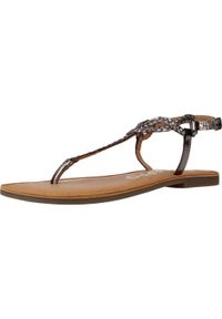Gioseppo - Sandały GIOSEPPO 69111G Szary. Kolor: szary. Materiał: skóra. Sezon: lato