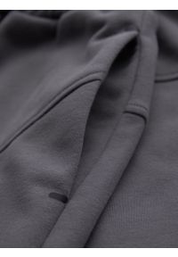 Ombre Clothing - Dopasowane męskie krótkie dresowe spodenki z nadrukami – szare V3 OM-SRSK-0138 - XXL. Kolor: szary. Materiał: dresówka. Długość: krótkie. Wzór: nadruk. Styl: sportowy #12