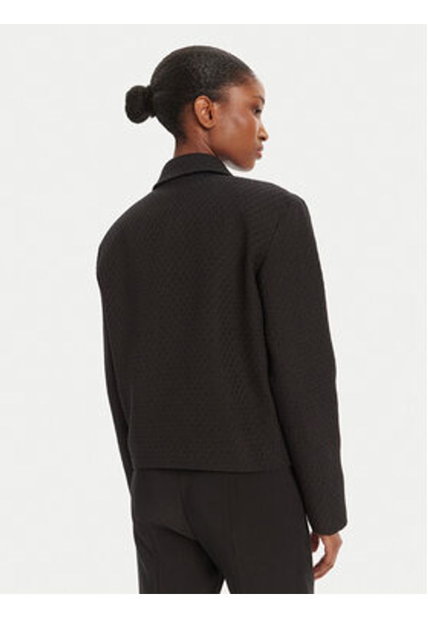 Hugo - HUGO Marynarka Alayna 50542615 Czarny Regular Fit. Kolor: czarny. Materiał: syntetyk, bawełna