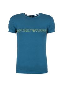 Emporio Armani Underwear Komplet | 111604 3R516 | Mężczyzna | Niebieski. Kolor: niebieski. Materiał: bawełna, elastan. Wzór: nadruk, napisy, aplikacja #3