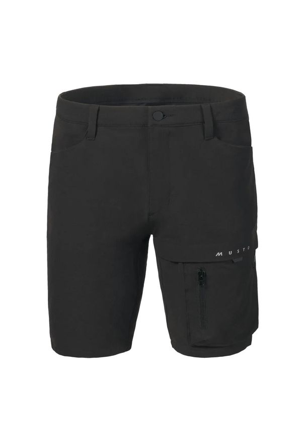 Elastyczne szorty Musto Evo Deck. Kolor: czarny. Długość: krótkie. Sezon: lato. Sport: żeglarstwo