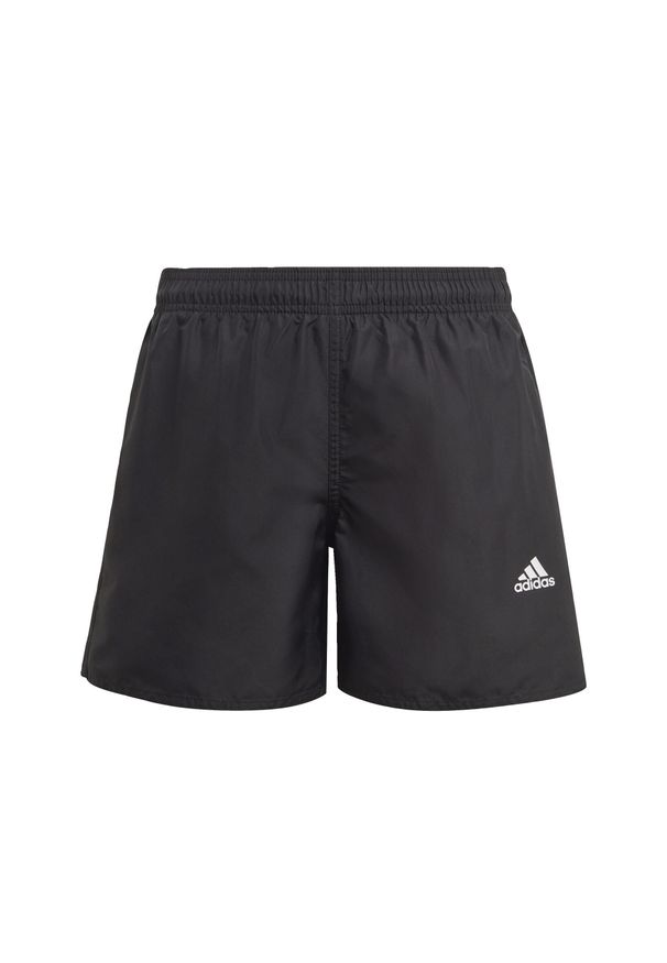 Adidas - Classic Badge of Sport Swim Shorts. Kolor: czarny. Materiał: tkanina